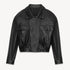 Rhea Cropped Leather Jacket for Women